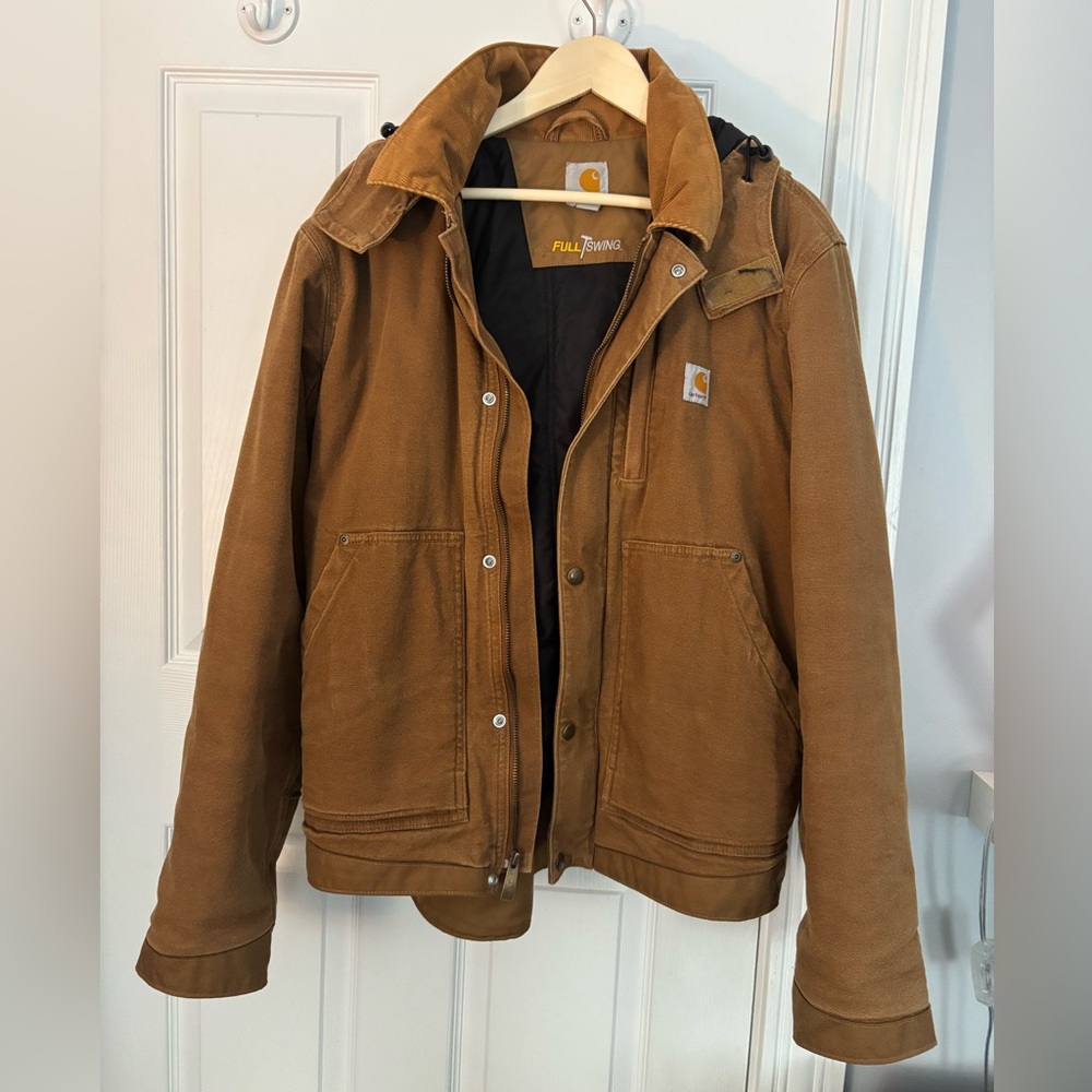 Carhartt Men's Brown Full Swing Caldwell Jacket size M